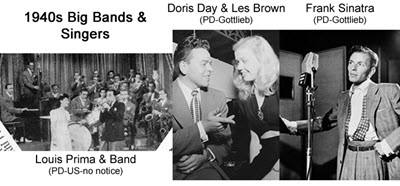 1940's Big Bands - Swing and Jazz Well know Musicians from  
