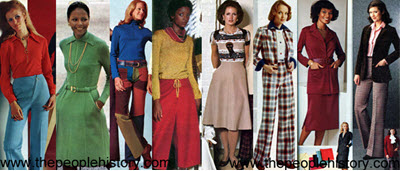 Examples of Ladies Dresses From The 1970's