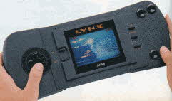 Atari Lynx Portable Color Entertainment System From The 1990s