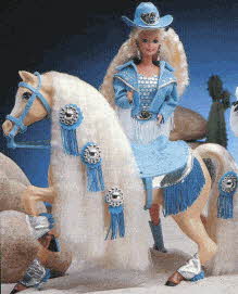 Western Barbie and Western Star Horse From The 1990s