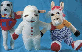 Lamb Chop Puppet Gift Set From The 1990s