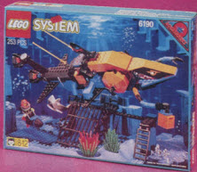 Lego System Shark's Crystal Cave From The 1990s