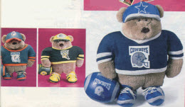 NFL Running Back Bear From The 1990s
