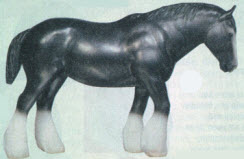 Breyer True Black English Shire From The 1990s