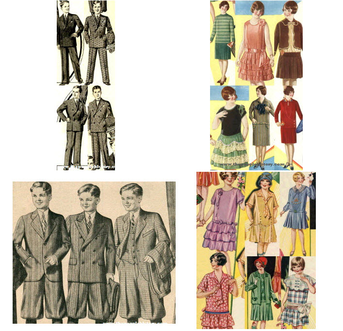 Twenties Kids Clothes Final Example From 1928 and 1929