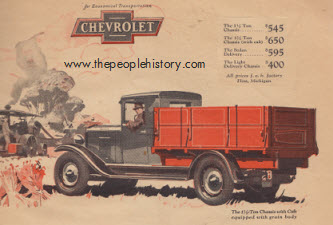 Late 1920's Chevy 1-1/2 ton truck 