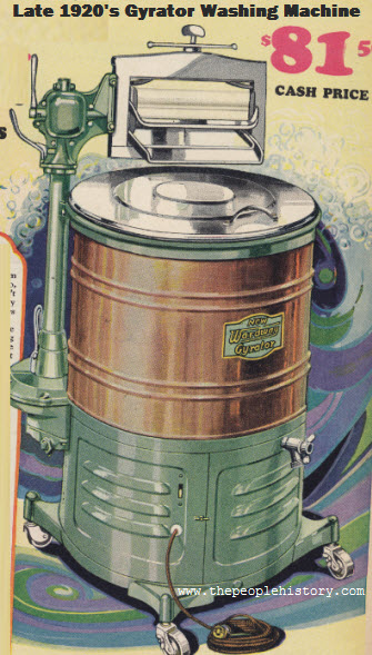 Gyrator Electric Washing Machine 1920s 