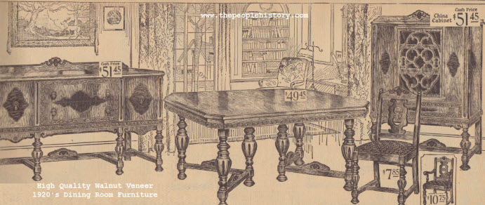 Furniture For Your Home In The 1920s With Photographs Prices And