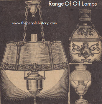 Range of Oil Lighting Lamps