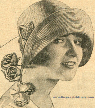 Pendant Trim Hat 1924