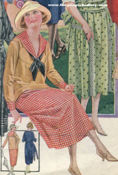 Gingham Middy and Skirt 1921
