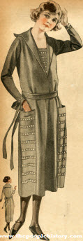 Broadcloth Dress 1922
