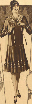 Flared Skirt Dress 1929
