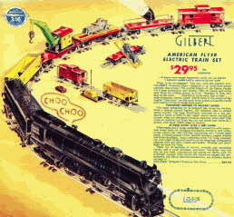Gilbert Electric Train Set From the 40s 