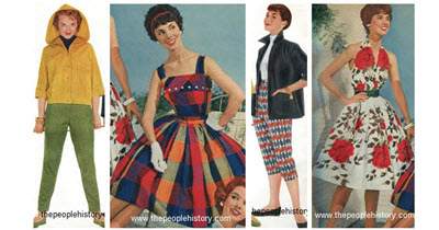 1950s Teen Girl Fashion Clothes Examples