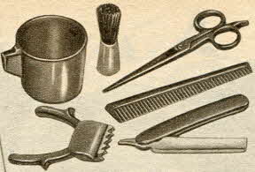  Barber Set From The 1950s