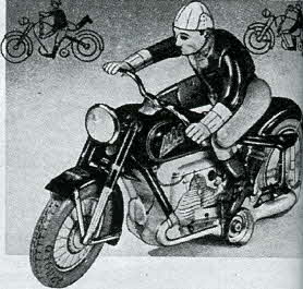 German Motorcycle Toy From The 1950s