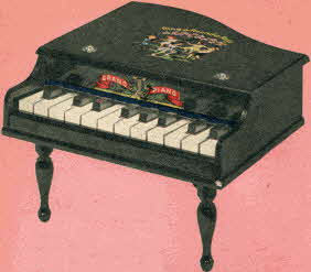Toy Grand Piano From The 1950s