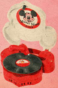 Mickey Mouse Phonograph From The 1950s