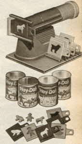Plastic Molding Machine with Play-Doh From The 1950s