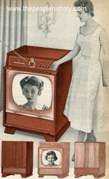 1955 24-inch Fringe TV Set