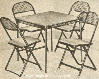 1954 Bridge Table Set