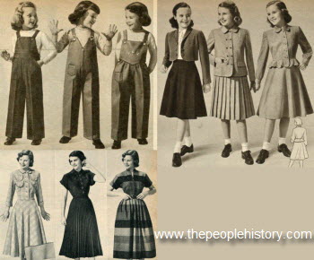 1950 Girls Clothes