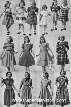 1951 Girls Clothes