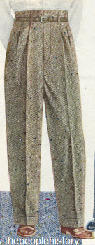 Donegal Tweed Slacks 1950