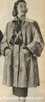 Dyed African Kidskin Coat 1951