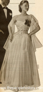 Glamorous Formal Gown 1951