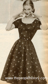 Quilted Cotton Dress 1952