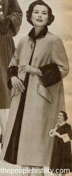 Reversible Wool Suede Velvet Coat 1952