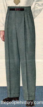 Tunnel Belt Loop Trousers 1952