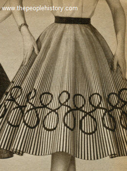 Screen Printed Circle Skirt 1955
