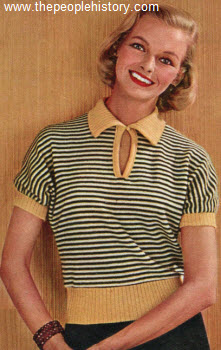 Striped Ivy League Shirt 1957