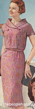 Blouson Silhouette Dress 1959