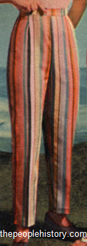 Color Striped Pants 1959