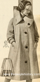 Flared Lines Coat 1959