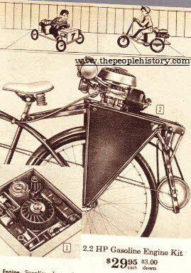 2.2 HP Gasoline Engine For Your Bicycle From The 1960s