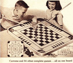 Carrooms Game From The 1960s