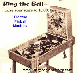 Electric Pinball Machine  From The 1960s