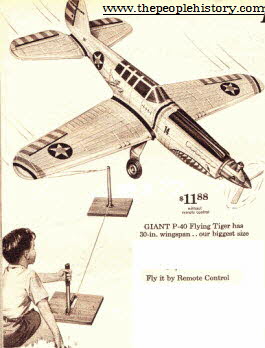 Gas Powered Remote Control Plane From The 1960s