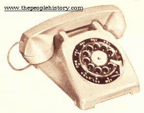 Old Fashioned Dial Telephone