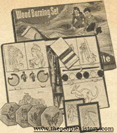Wood Burning Set From The 1960s