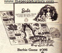 Barbie Board Game From The 1960s
