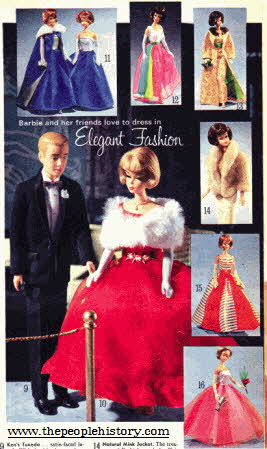 Barbie Elegant Fashion From The 1960s