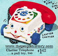 Fisher Price Chatter Phone  From The 1960s