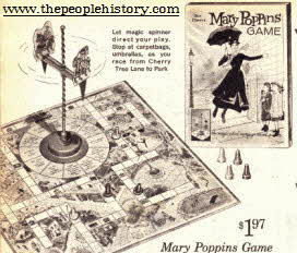 Mary Poppins Board Game From The 1960s