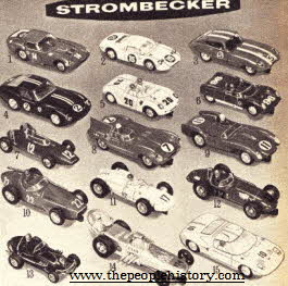 Strombecker Slot Racing Cars From The 1960s